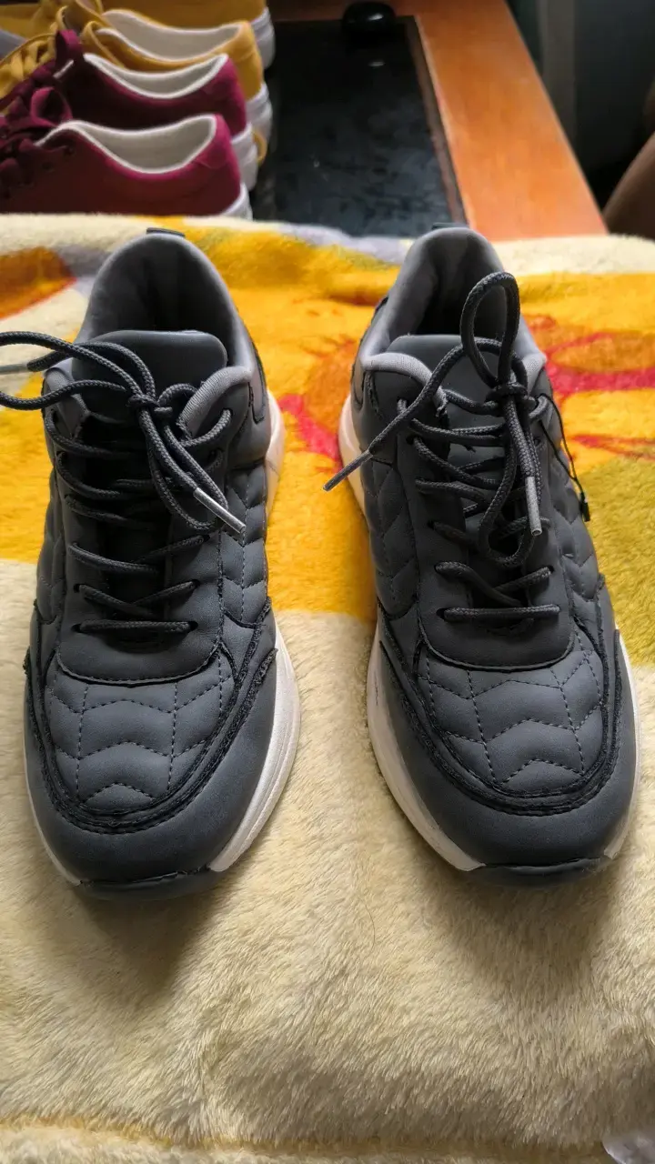 Zapatillas deportivas grises para mujer - 2