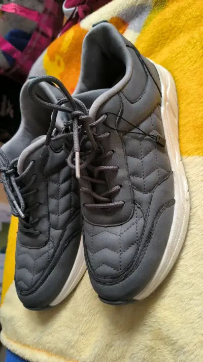Zapatillas deportivas grises para mujer - miniatura 3