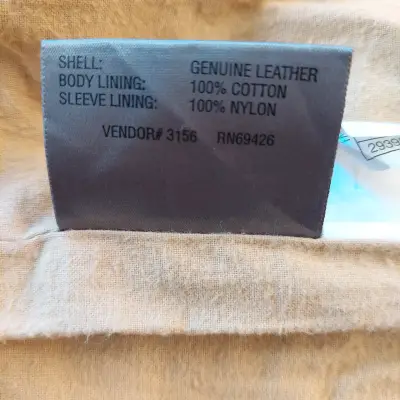 Chaqueta de cuero negra para mujer talla S - miniatura 5
