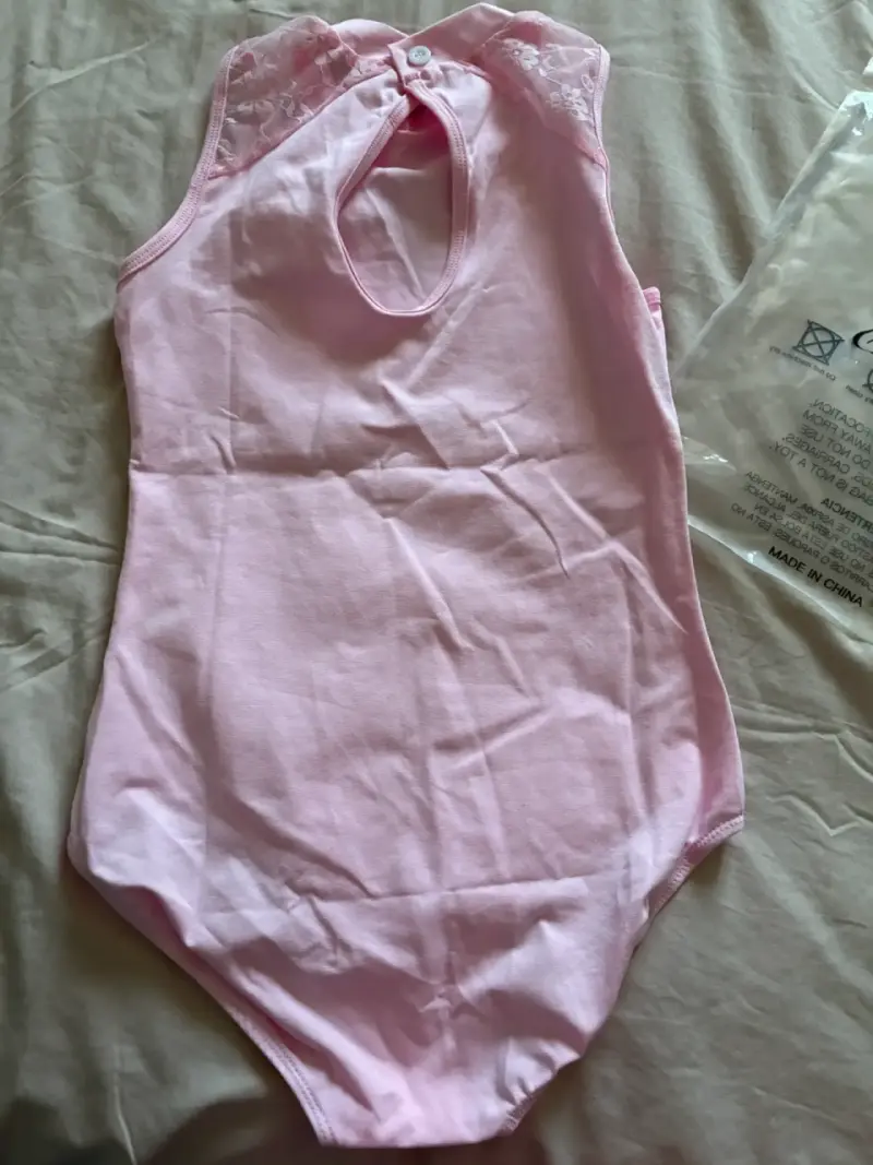 Leotardo de Ballet Rosa para Niña talla 12-13 - 2