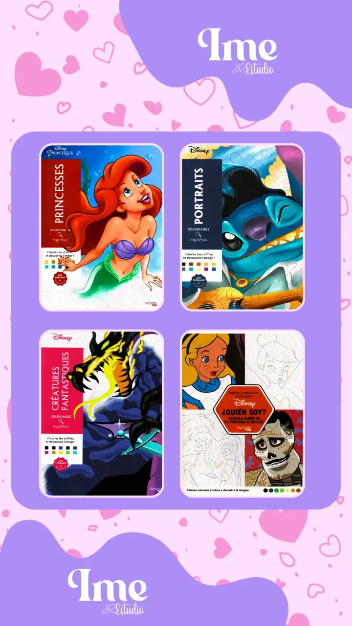 Libros para colorear Disney con personajes clásicos - 2