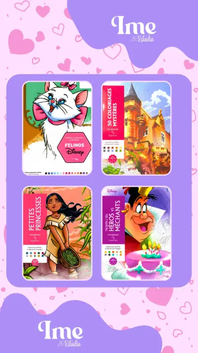 Libros para colorear Disney con personajes clásicos - miniatura 3