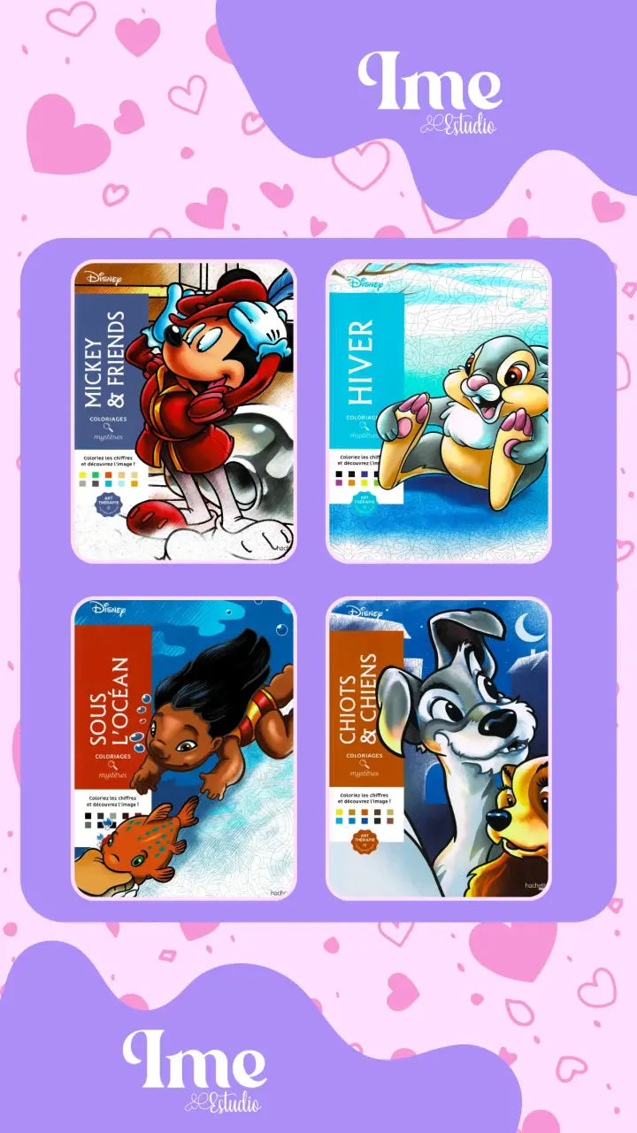 Libros para colorear Disney con personajes clásicos - 4