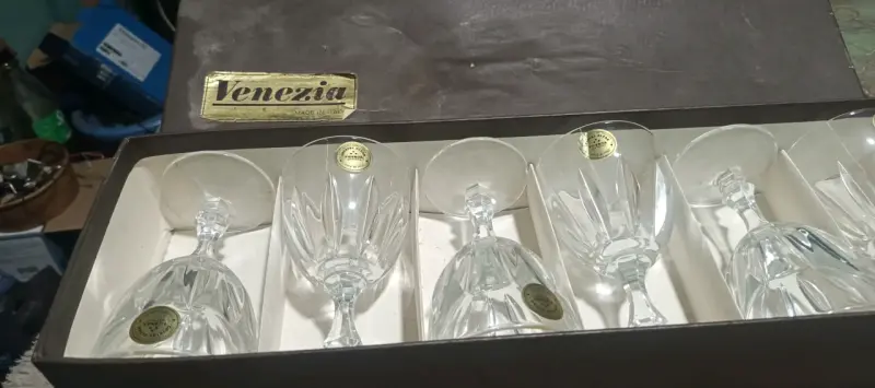 Cristalería nueva los vasos son italianos - 1