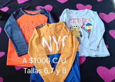 Polera de niño tallas 6/7/8 - miniatura 3