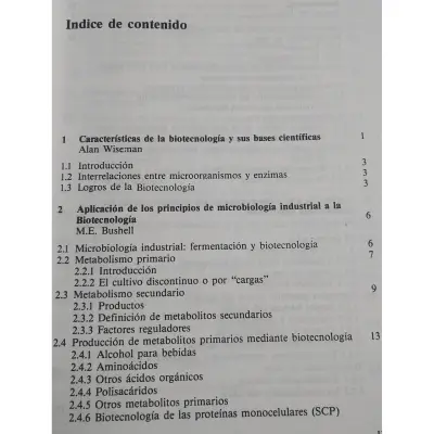 Libro Principios de Biotecnología de Alan Wiseman - miniatura 3