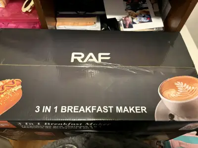 Máquina de desayuno 3 en 1 RAF con cafetera y horno - miniatura 2