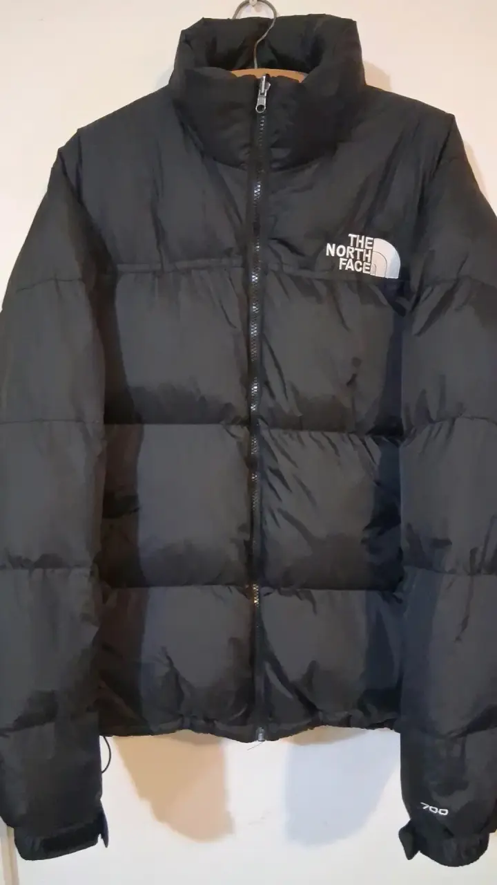 Chaqueta de plumas negra The North Face 700 - 1