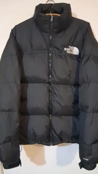 Chaqueta de plumas negra The North Face 700 - miniatura 1