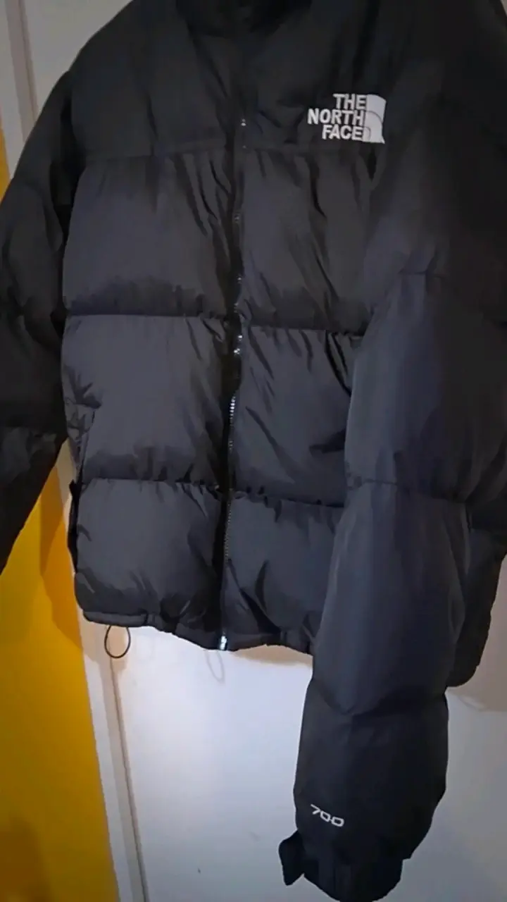 Chaqueta de plumas negra The North Face 700 - 2