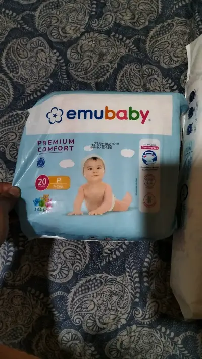 Pañales Emubaby Premium Comfort Talla P - miniatura 2