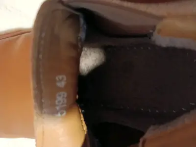 Botines de cuero marrón para hombre - miniatura 4