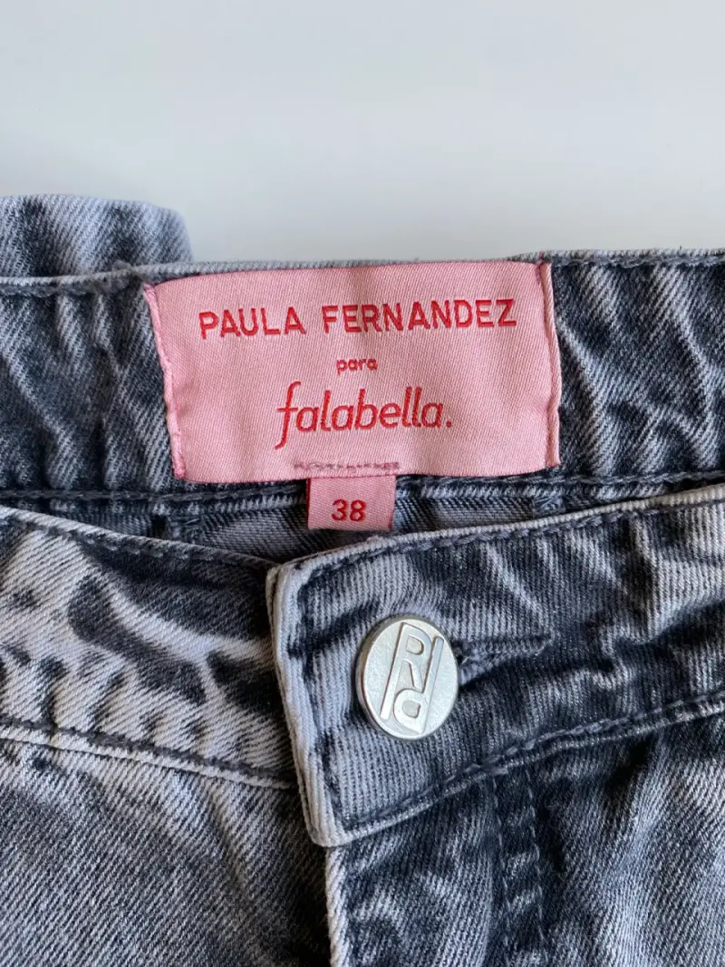 Jeans gris Paula Fernandez para Falabella - 1