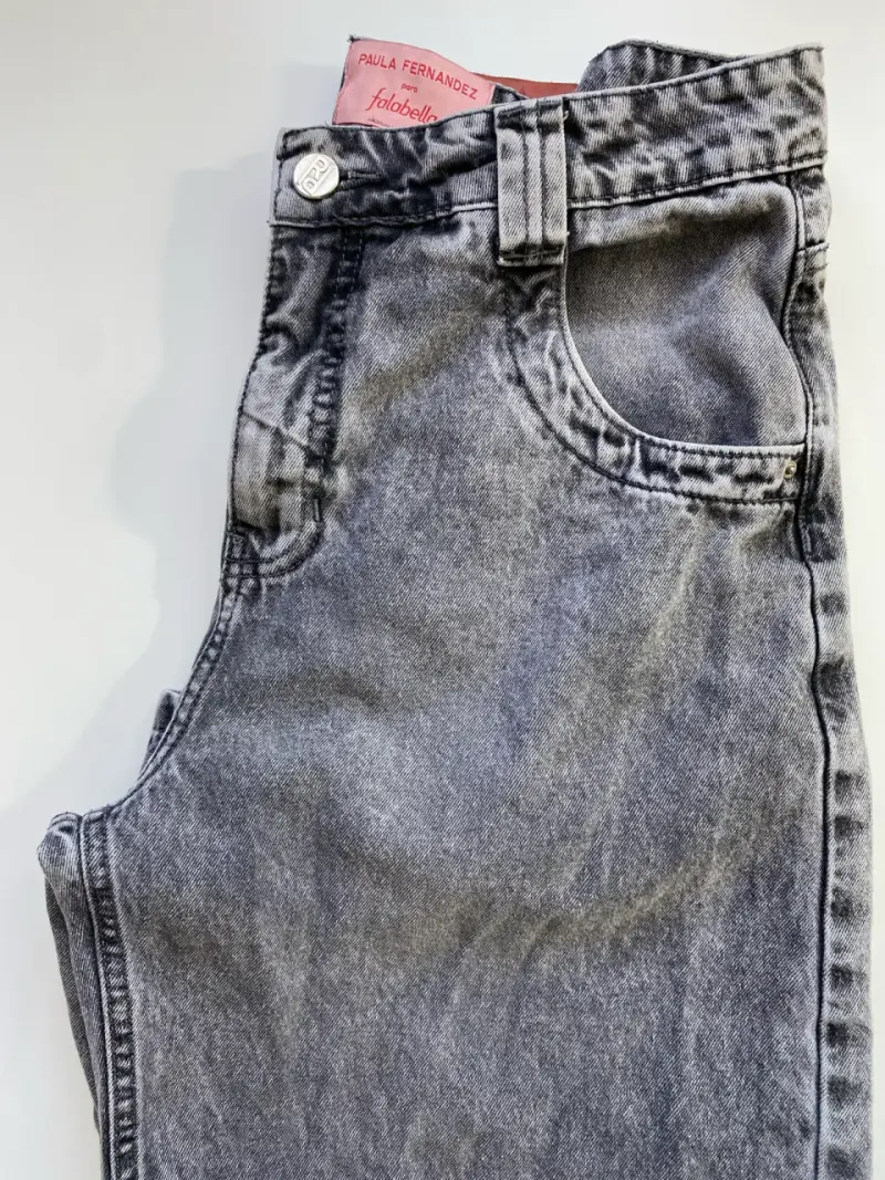 Jeans gris Paula Fernandez para Falabella - 3