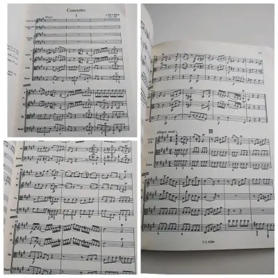 Partitura de concierto de Bach para flauta o violonchelo - miniatura 3