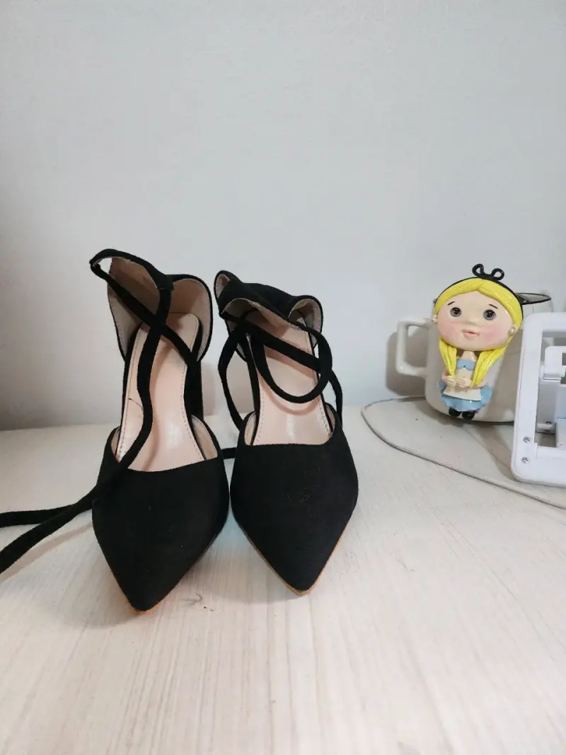 Zapatos de Tacón Alto Negros Talla 36 - 2