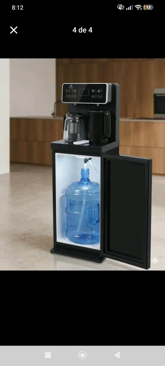 Dispensador de Agua Fría y Caliente con Bidón Oculto - 1