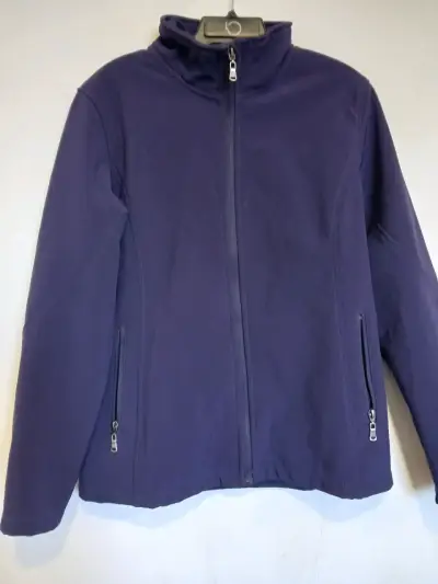 Chaqueta polar morada para mujer talla S - miniatura 1