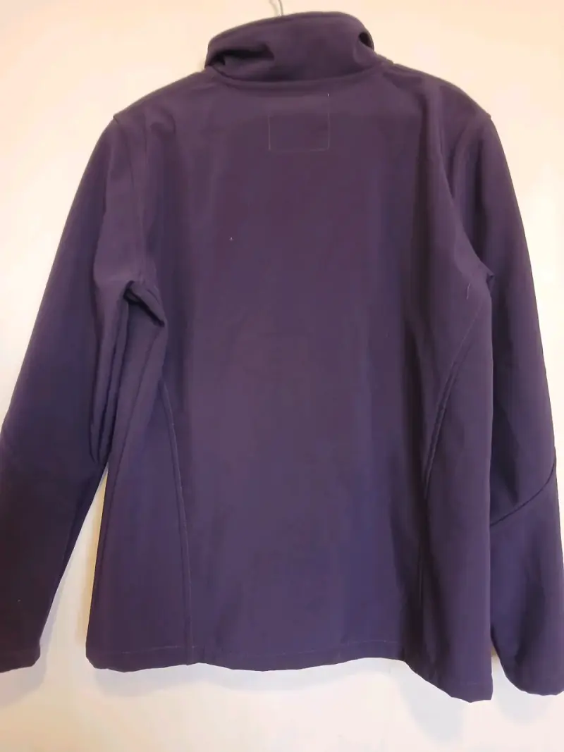 Chaqueta polar morada para mujer talla S - 2