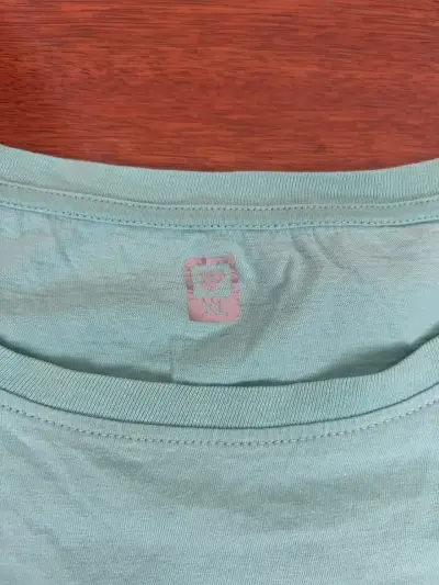 Polera crop top verde menta talla XL - miniatura 3
