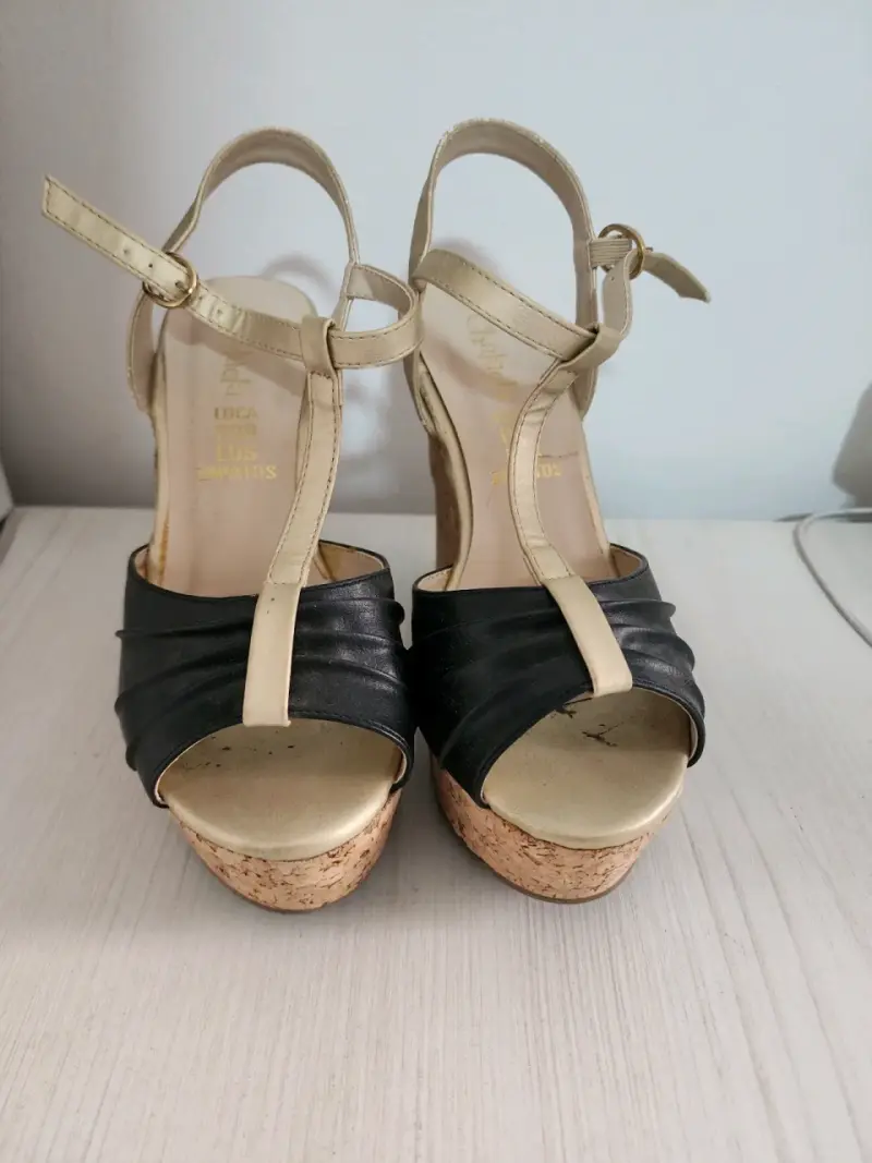 Sandalias de Cuña de Corcho Talla 35 - 2