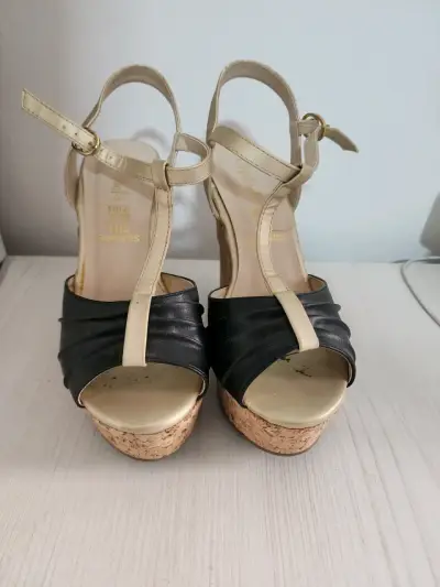Sandalias de Cuña de Corcho Talla 35 - miniatura 2