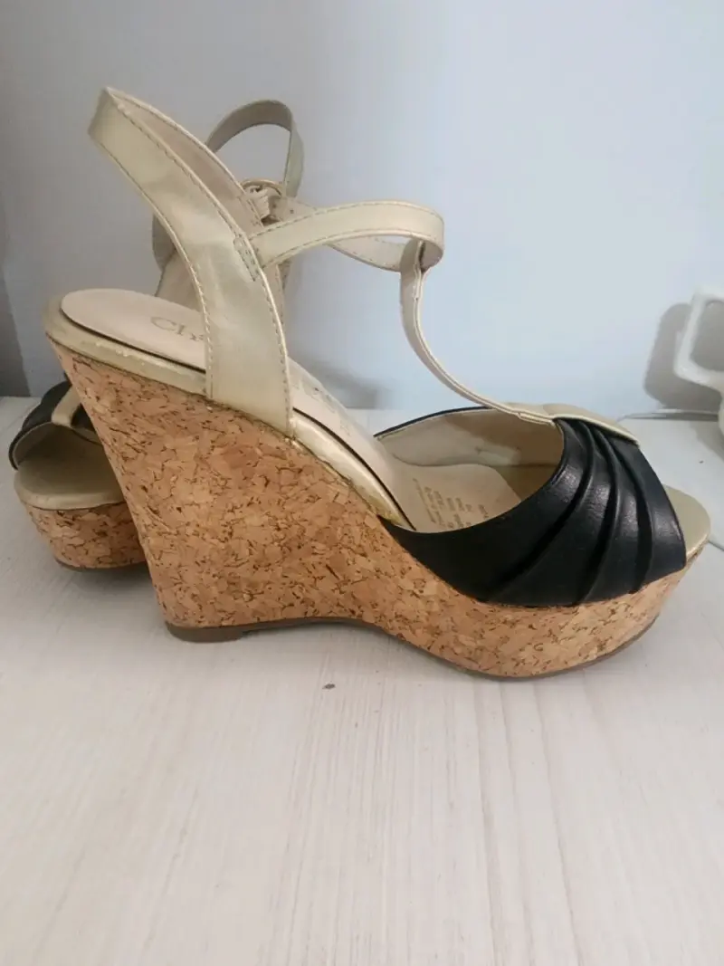 Sandalias de Cuña de Corcho Talla 35 - 3