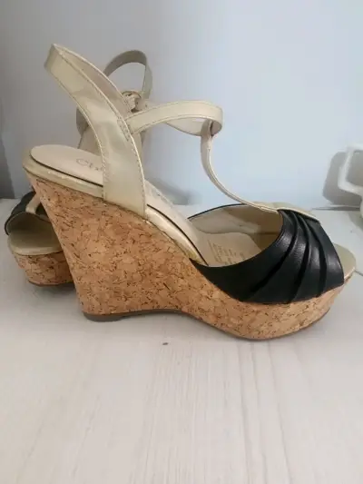 Sandalias de Cuña de Corcho Talla 35 - miniatura 3