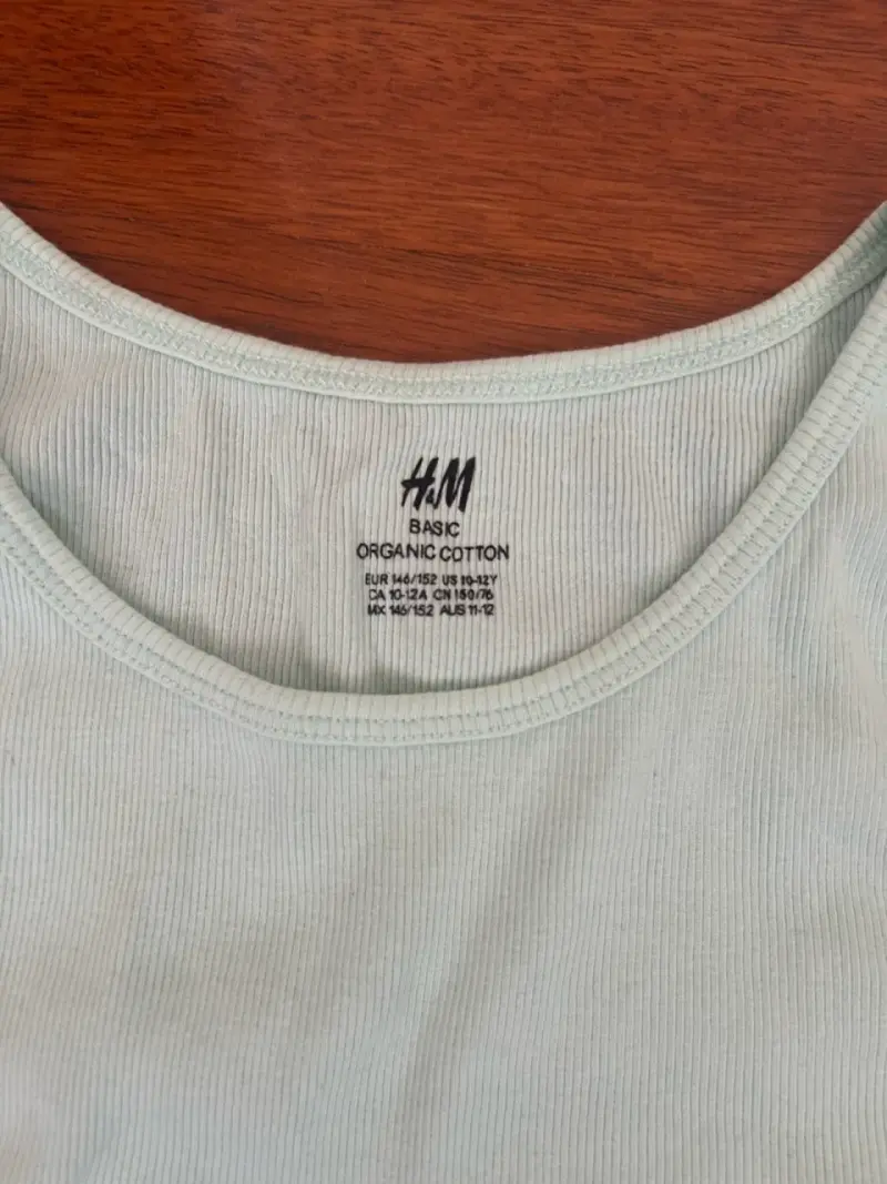 Polera sin mangas H&M de algodón orgánico - 2