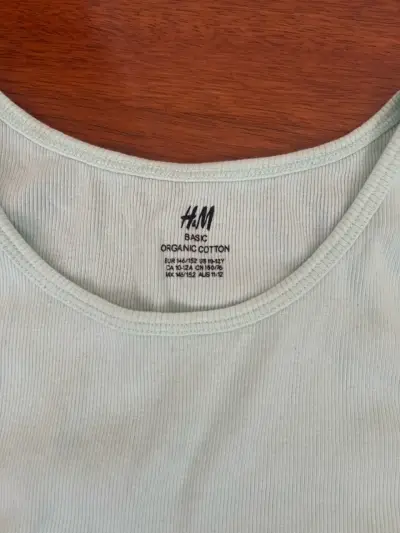Polera sin mangas H&M de algodón orgánico - miniatura 2