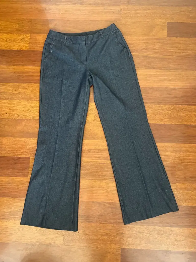 Pantalones de vestir grises para mujer - 1