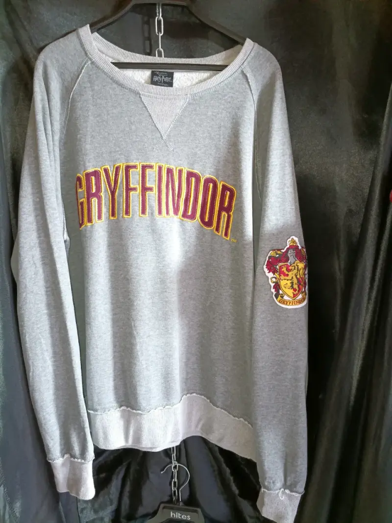 Polerón Gryffindor Harry Potter gris talla L