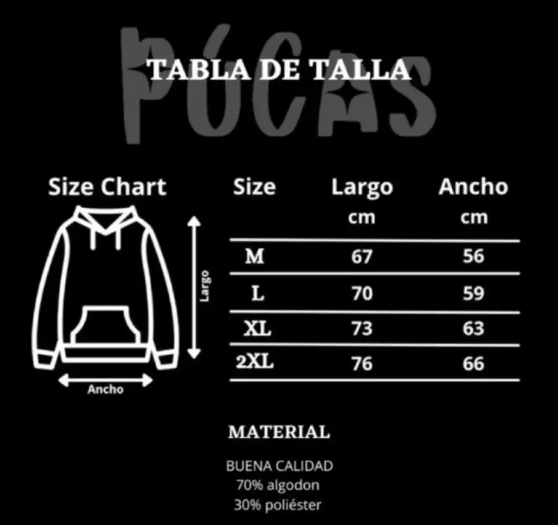 Polerón negro con capucha y diseño de estrella - 2