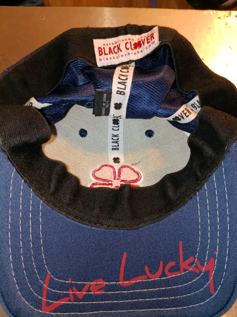 Gorra azul Black Clover con trébol rojo - 3