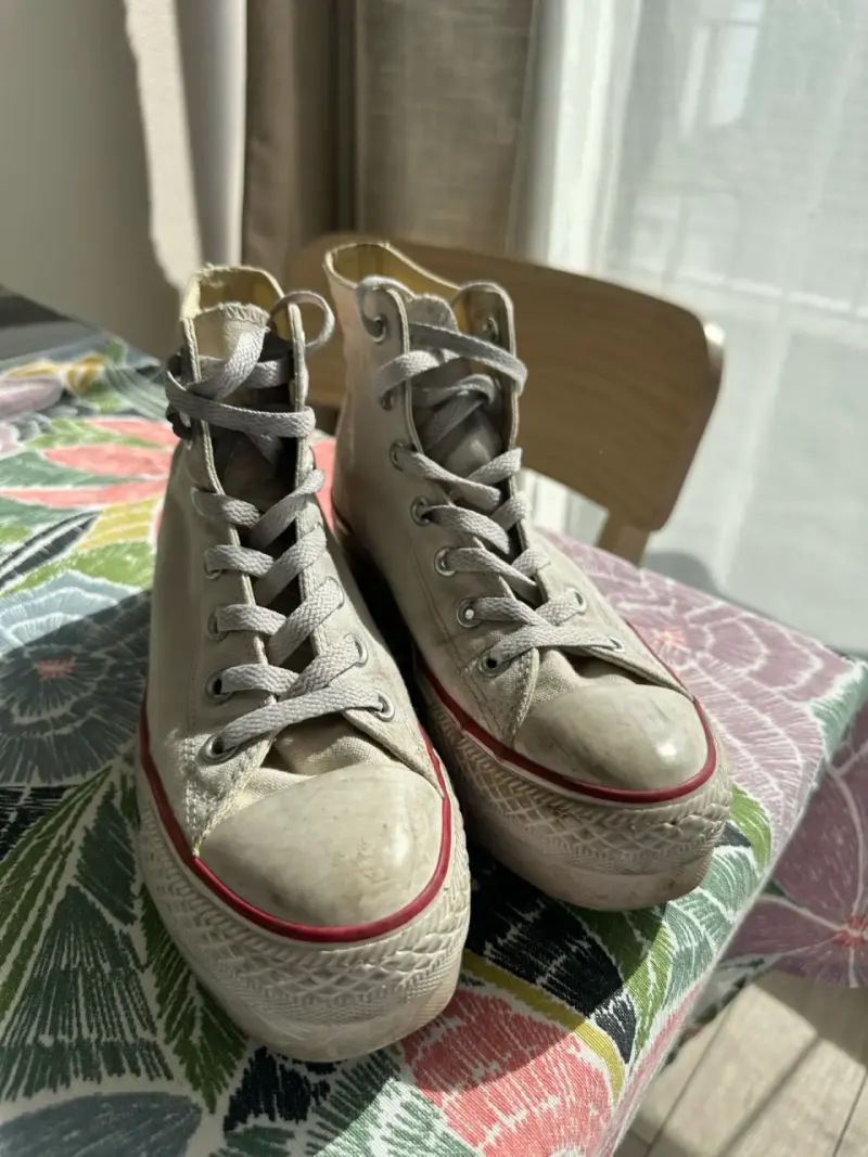 Zapatillas Converse All Star Plataforma Blancas - 2