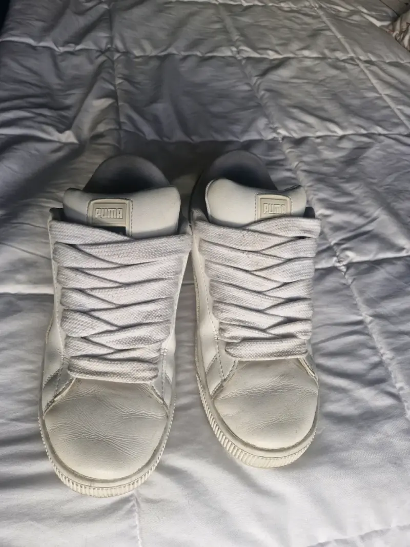 Zapatillas blancas Puma Suede XL para hombre - 3