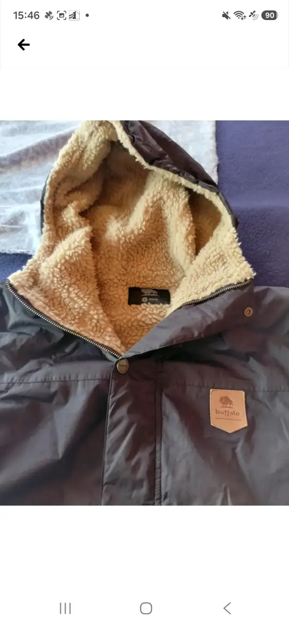 Chaqueta negra con forro de lana Buffalo - 2
