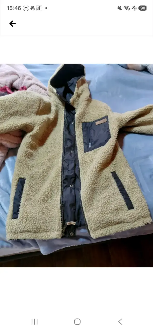 Chaqueta negra con forro de lana Buffalo - 5