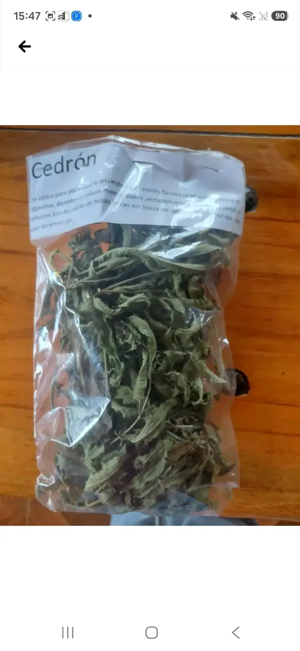 Hojas de Cedrón Secas para Infusión