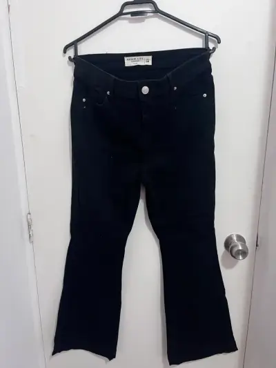Pantalones de mezclilla negros Denim Life talla 38 - miniatura 1