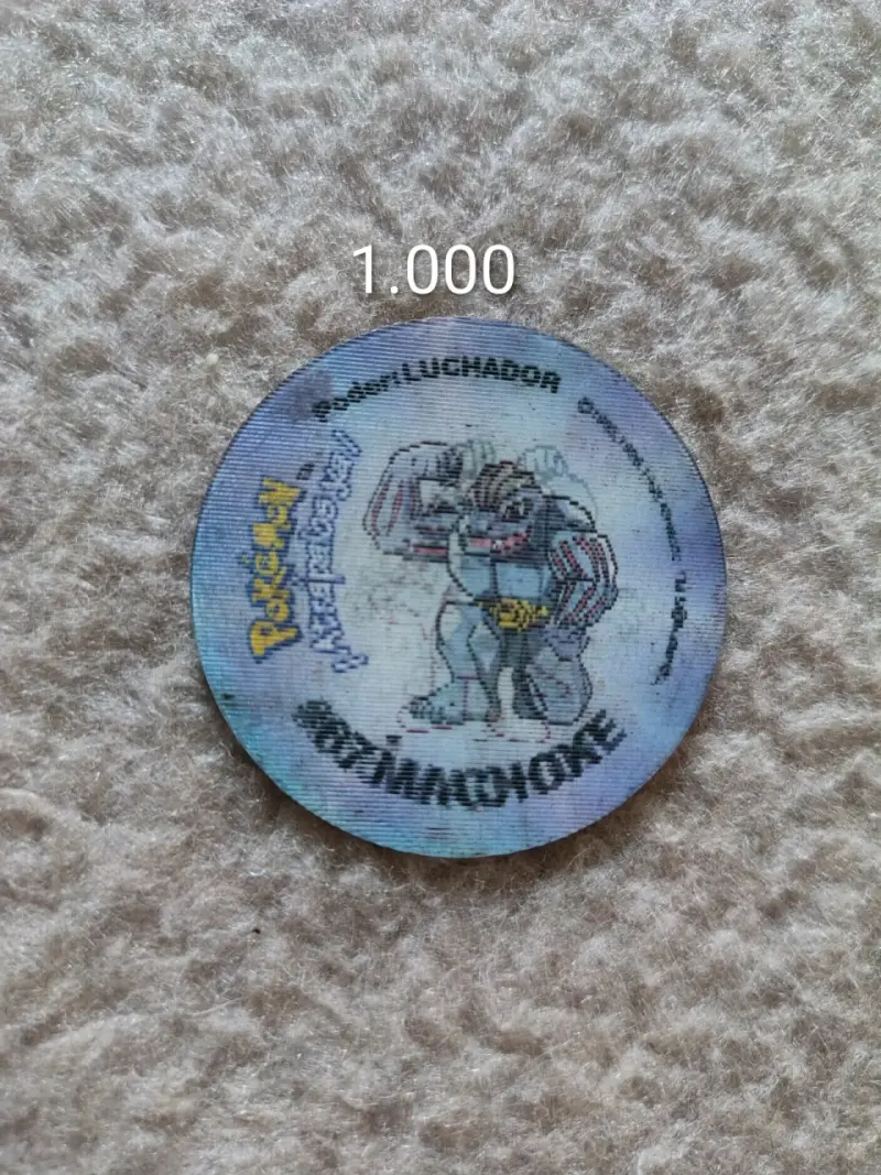 Tazo Pokémon Machamp edición especial