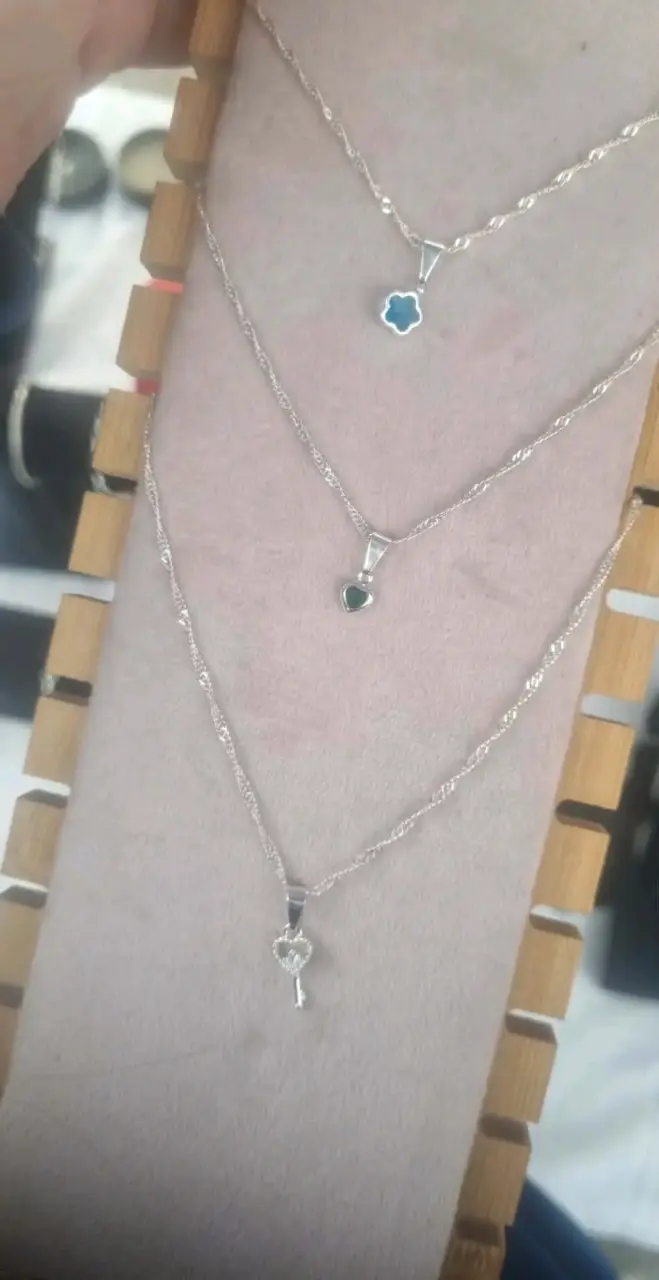 Set de Pulseras y Collares de Plata - 6