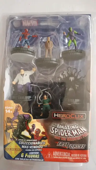 Set de figuras Heroclix Spider-Man y villanos - miniatura 1