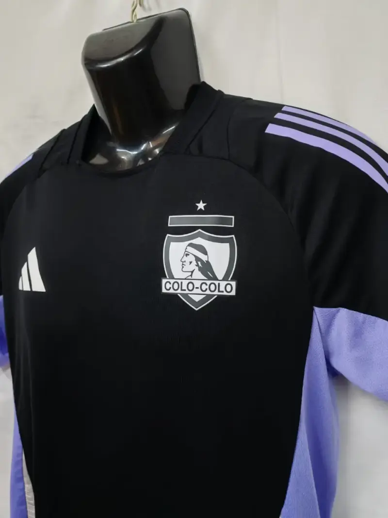 Camiseta Colo-Colo Negra y Morada Talla M - 4