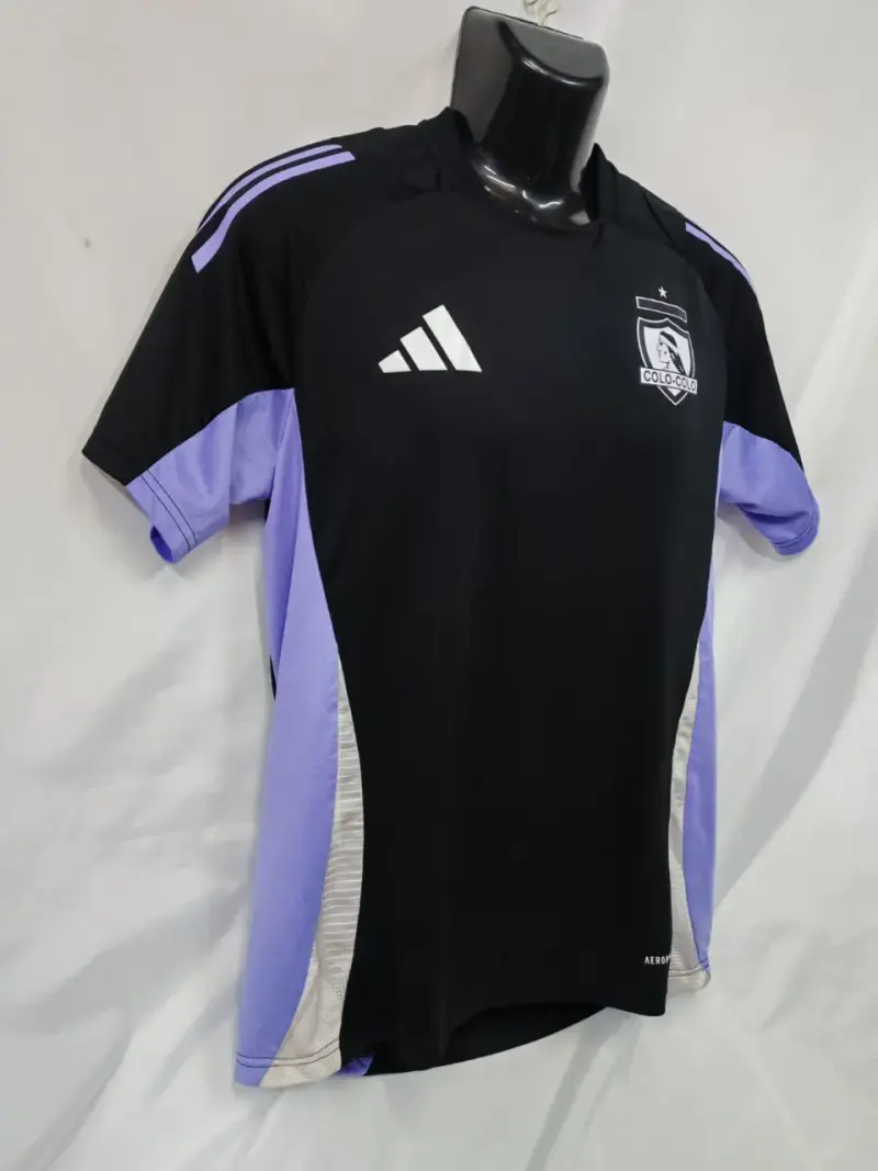 Camiseta Colo-Colo Negra y Morada Talla M - 5