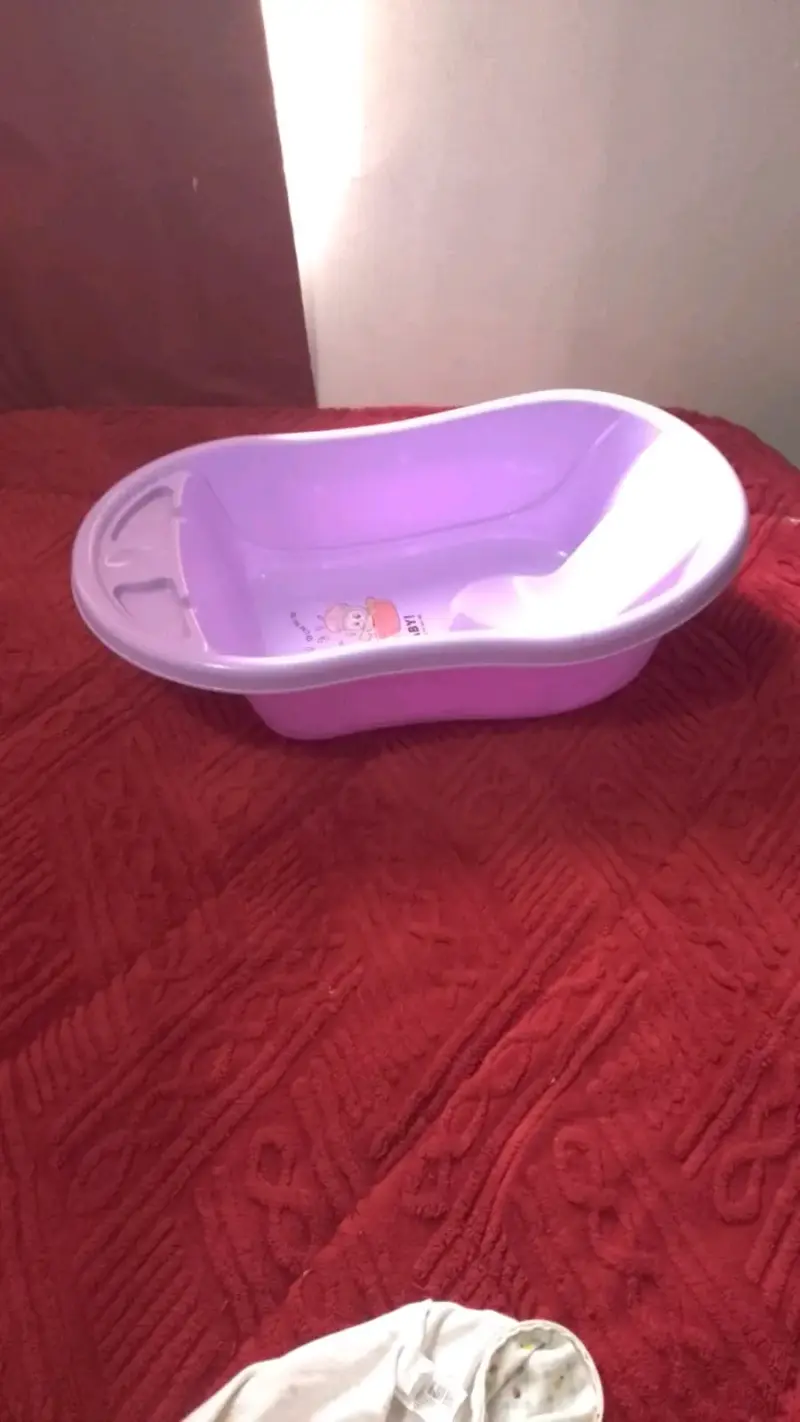 Tina de baño para bebé Owl Baby morada - 2