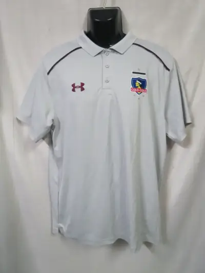 Polera Polo Colo-Colo Under Armour Blanca talla XL - miniatura 1