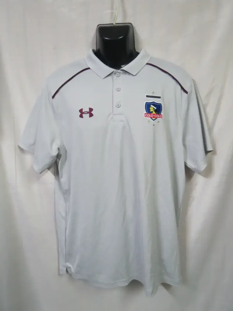 Polera Polo Colo-Colo Under Armour Blanca talla XL - 2