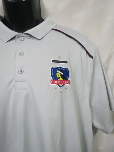 Polera Polo Colo-Colo Under Armour Blanca talla XL - miniatura 4