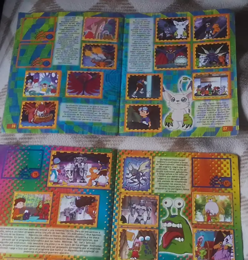 Álbum de cromos Digimon Aventura en el Mundo Digital - 4